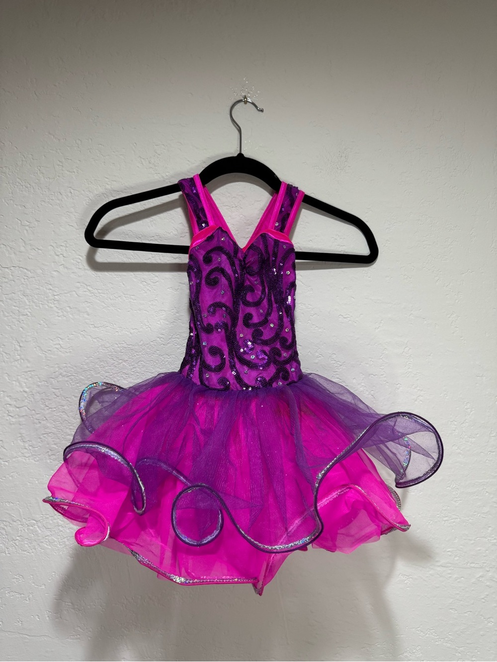 Weissman Purple & Pink Sequin Tutu Dance Costume